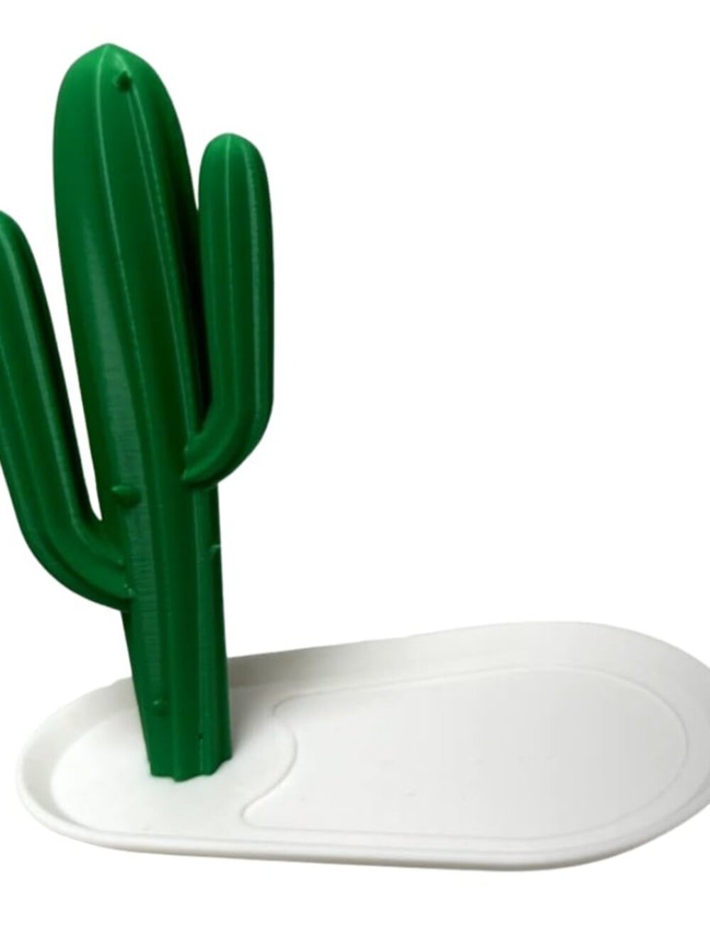 Cactus Jewelry Holder and Bathroom Organizer – Ring Tree with Tray